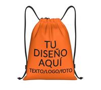 ROHBVMN Mochila Personalizada Agrega Tus Fotos/Logo/Texto, mochila cuerdas Personalizada para Hombres y Mujeres mochila gimnasio,mochila deporte, Bolsa de Natación Deportivas