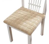 ROHCGHC Cojín, Cojín Cuadrado con Lazo | de Pana for Todo Tipo Clima | Relleno Esponja y Funda Lavable a máquina(Khaki,50x50cm)