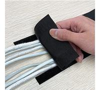 ROHCGHC Conductos para Cables, Organizador de Cables for USB, alimentación y vídeo. Protector Chewing Cat(Black,/10Ft Length)