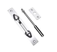 ROHCGHC deslizando la Cerradura, Cerradura de pestillo Deslizante con Perno Barril Puerta Acero sólido Resistente for mantenerte a ti y a tu privada Cerradura(6in)
