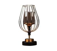 ROHCGHC portavelas, Candelabro Luz De Lujo Metal Decoración Hogar Mesa Comedor Sala Estar Vela Vieja