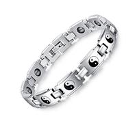 ROHCGHC Pulsera de cuentas de jade, Pulsera religiosa Baguazhang for hombre