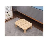 ROHCGHC Taburete, Taburete de un Solo Paso, Material Madera Maciza(Varnish)