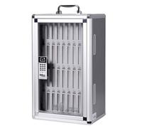 ROHCGHC taquilla para teléfonos móviles, Organizador de teléfono móvil Acero Inoxidable con Ranuras for 24/36/48/60/72 bits for conferencias empresariales(36-bit)