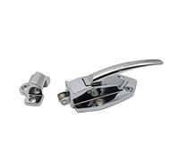ROHCGHC Tirador para puerta de congelador, Manija de la puerta del horno, cerradura empuje, manija gabinete for cocinar al vapor mariscos, for arroz, hebilla, plana(Zinc Alloy Material)