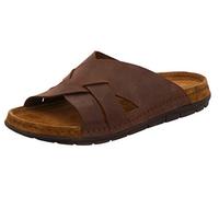 Rohde 5912 Rodigo-H Zuecos de Cuero para Hombre, Talla:41 EU, Color:Marrón