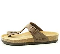 Rohde Alba 5628 Zuecos de Material sintético Mujer, Talla:37 EU, Color:Marrón