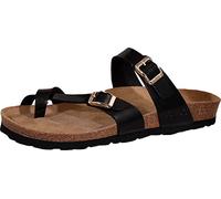 Rohde Alba - Sandalias para mujer, para verano, para el tiempo libre, 91 Negro Laca, 35 EU