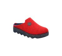 Rohde Easy N 35 Zuecos Para Dama Pantuflas De Fieltro 6120 43 Rojo