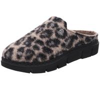 Rohde Mujer Zapatilla Fieltro Patrón de Leopardo Plataforma Firenze 6101