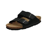 Rohde Rodigo-D - Sandalia tipo pala para mujer de piel auténtica | Pantuflas Naturaleza Beige Hebilla Plantilla de Memoria Mujer Zapatos