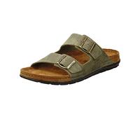 Rohde Rodigo-H - Zueco para Hombre de Piel cepillada | Disfruta de una comodidad simple, adaptabilidad individual y seguridad antideslizante con las sandalias para hombre Rohde