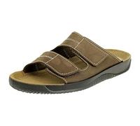 Rohde Softana H 1987 - Zuecos de Cuero Nobuck para Hombre, Color marrón, Talla 40