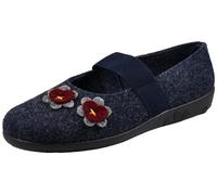 Rohde Zapatillas de casa para Mujer Ballerup 2228, Talla:41 EU, Color:Azul