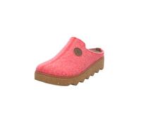 Rohde - Foggia-D - Zuecos para mujer - zapatillas - sin cierre - fieltro - sin forro - regula la temperatura, rojo, 39 EU