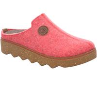 Rohde - Foggia-D - Zuecos para mujer - zapatillas - sin cierre - fieltro - sin forro - regula la temperatura, rojo, 42 EU