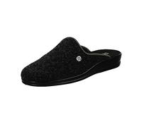 Rohde Zuecos de Cuero para Hombre Lekeberg 2683, Talla:43 EU, Color:Negro