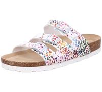 Rohde Zuecos de Material sintético para Mujer Alba 5620, Talla:42 EU, Color:Blanco
