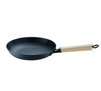 Rohe Germany John 202283-28 - Sartén (hierro y madera, diámetro 28 cm), color negro y beige