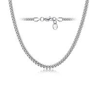 Roheafer Cadena de Plata/Cadena de Oro para Hombre Niño 316L Acero Inoxidable Cubano Cadena de Enlace para Mujer 4/5/6mm 18K Chapado en Oro Collar de Cadena Miami Curb 46/51/56/61/66/76 Centímetro