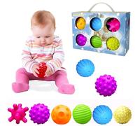 ROHSCE Bolas sensoriales para bebés de 6 a 12 Meses para niños de 1 a 3 años, Juegos de Regalo de Bolas Suaves con Textura de Color Brillante (Bolas Sensoriales)