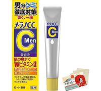 Rohto Melano CC Men Manchas Medicinales Concentradas Medidas Suero 20ml Blotting Paper Set