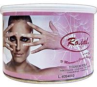 Roial: cera depilatoria rosa en tarro Roial, 400 ml con calentador de cera
