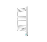 Rointe Elba Plus, Secatoallas Eléctrico Digital, Acero, Blanco RAL 9016, 865x500x95mm, 300W, Panel LCD Táctil, 12 Tubos