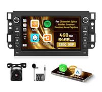 Roinvou 4+64G Android 15 Radio Coche para Chevrolet Epica Holden Daewoo Pontiac Aveo Captiva Carplay Android Auto, 7 Pulgadas Pantalla Táctil EQ FM/RDS GPS WiFi Bluetooth Mic SWC Cámara Trasera