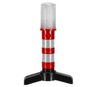 Roja Luz de Advertencia de Emergencia con Base Magnética LED | Plástico Resistente, Diseño Plegable y Desmontable, Funda Incluida, Uso en Coche y Obras