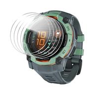 Rojeuinn 5 Piezas Protector de Pantalla para Garmin Instinct 3 50mm, Protector de Pantalla Resistente a rayones 9H HD