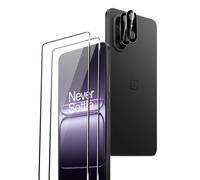 Rojeuinn Cristal Templado para Oneplus Nord CE5 5G,2 Piezas de Vidrio Protector con localizador+2 Piezas de protección de cámara,Protector de Pantalla Anti-rayaduras de dureza 9H