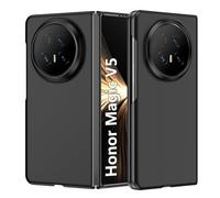 Rojeuinn Funda para Honor Magic V5 5G, Material de Silicona Líquida, Cobertura Total,Protección de Cámara Trasera,Antigolpes,Antiarañazos, Antihuellas- Negro