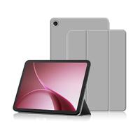 Rojeuinn Funda para Oneplus Pad Go 2 / OPPO Pad 5 de 12,1", Funda Protectora de Cuero PU Ultrafina con Función de Soporte y Auto Wake/Sleep Funda Protectora (Gris)