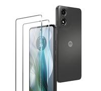 Rojeuinn Protector de Pantalla para Motorola Moto E14/ G24/ G04/ G04S, [2 Pack] Cristal Vidrio Templado,Anti-Arañazos-dureza 9H Cristal Templado