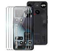 Rojeuinn Protector de Pantalla para Nothing Phone (3),[3 Pack] Cristal Vidrio Templado,Anti-Arañazos-dureza 9H Cristal Templado