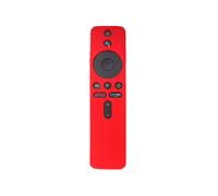 (Rojo) 1 funda para Xiaomi Mi Tv Box S, funda de silicona para control remoto con wifi, protector a prueba de