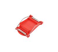 rojo-1 pieza Cortadora de fiambres Cortadora de frutas y verduras para el hogar Cortadora de huevos de cocina