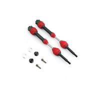 (Rojo) 2 piezas de eje de transmisión trasero de acero CVD 6852R para 1/10 Traxxas Slash VXL 4X4 2WD