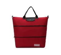 (rojo)2024 Nuevo bolso de viaje plegable seco y húmedo Fitness de gran capacidad Maleta deportiva de