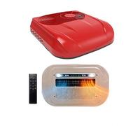 Rojo,Aire Acondicionado Para Vehículos, Recreativos, Camiones, Autobuses, Autocaravanas, Vehículos Agrícolas, 48~72V, Enfriamiento Rápido y Potente, Compresor Scroll Eléctrico