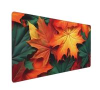 Rojo Alfombrilla Ratón 1000x500x3mm Hojas Alfombrilla Ratón, Grande Tapete Escritorio con Base de Goma Impermeable y Antideslizante, Precisión y Velocidad Sujeción Estable para PC, Oficina Decor 0E-50