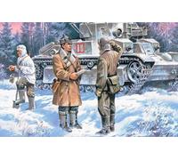 Rojo Army Infantry (1939-1942) (3 Figures Officer, 2 Soldiers) 1 :3 5 Modelo Kit