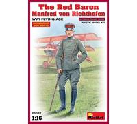 Rojo Baron WWI Flying Ace 1:16 Figura Plástico Modelo Kit Miniart