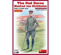 Rojo Baron WWI Flying Ace 1:16 Figura Plástico Modelo Kit Miniart