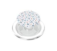 Rojo Blanco Azul Estrellas American Horse Patriotic America Julio PopSockets PopGrip para MagSafe