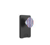 Rojo Blanco Azul Lazos Patriótico América Linda Cinta Acuarela PopSockets PopWallet para MagSafe