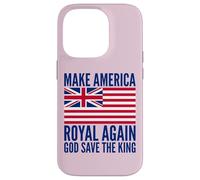 Rojo Blanco Azul Royal American British Flag Vector Carcasa para iPhone 14 Pro