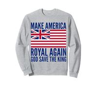 Rojo Blanco Azul Royal American British Flag Vector Sudadera