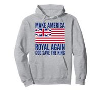 Rojo Blanco Azul Royal American British Flag Vector Sudadera con Capucha